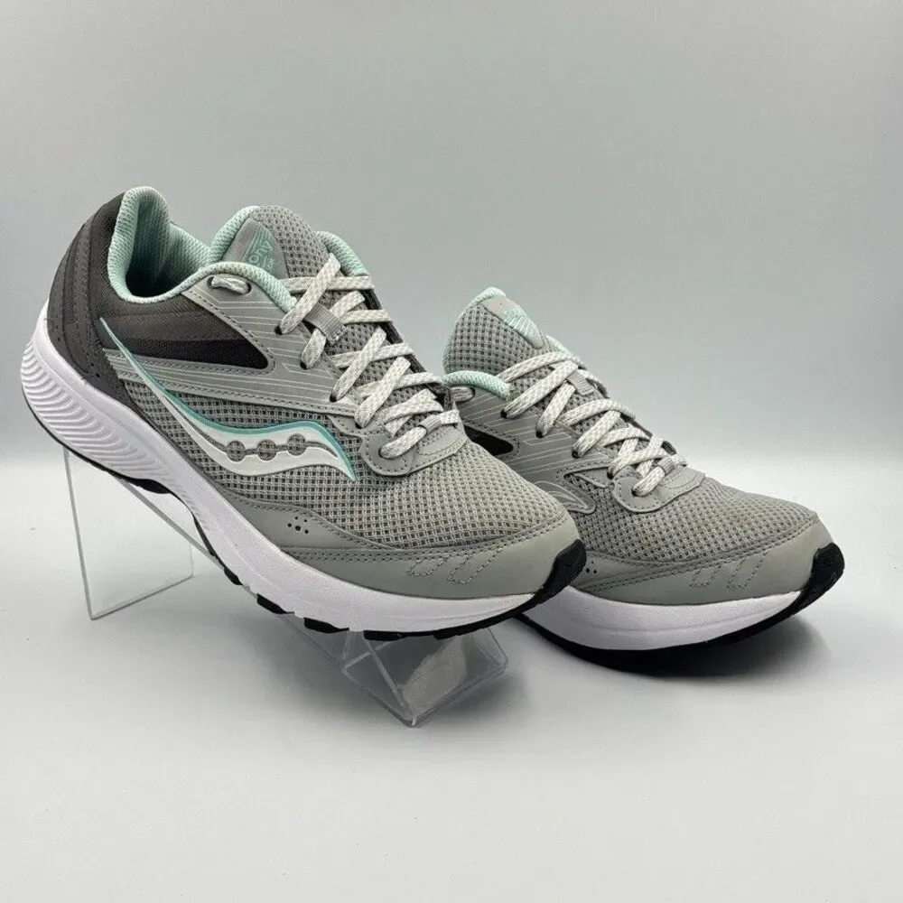 Saucony Women’s Sz 8.5 Cohesion 13 S10559-3 Gray Running Shoes Lace Up Low Top